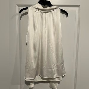 Sleeveless Tie-Back Shell Blouse